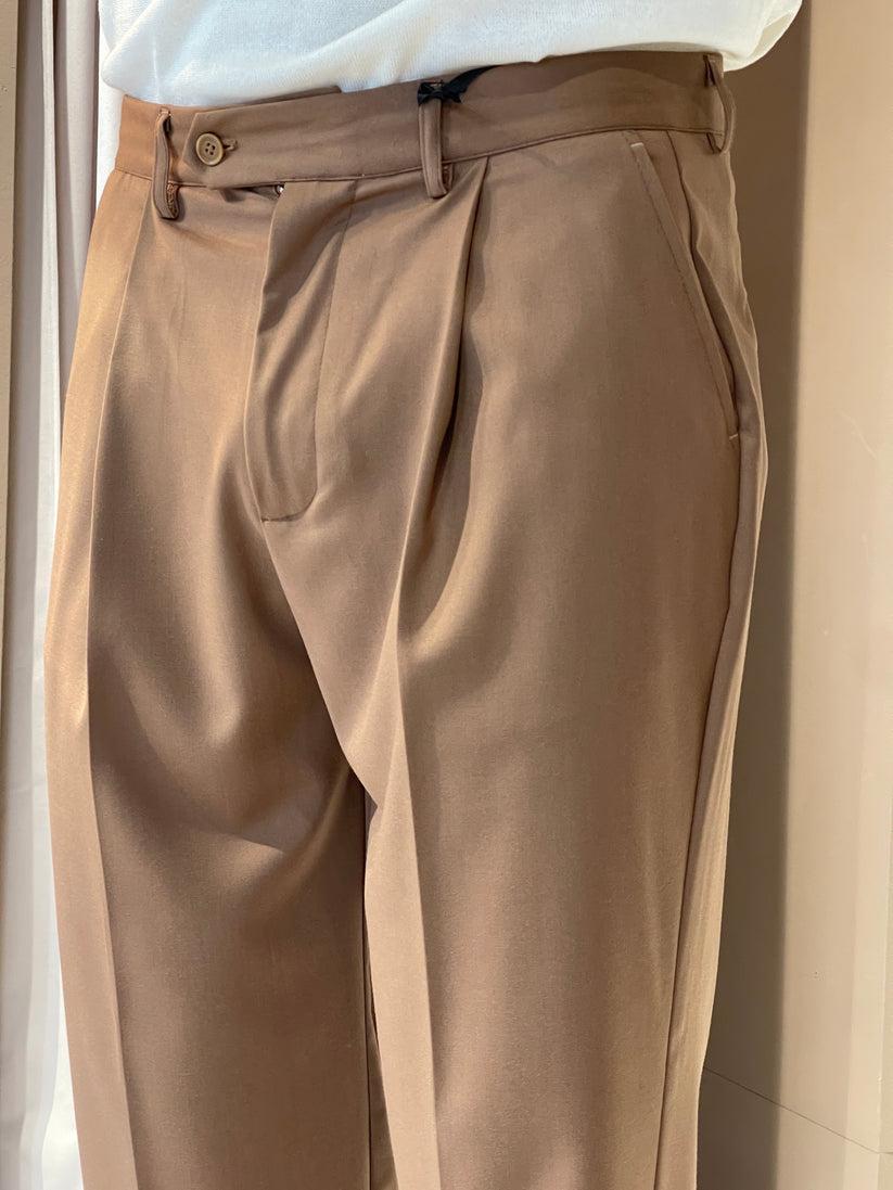 Underground Couture Pantalone Cammello 1 pence Saldi Di Fabbrica