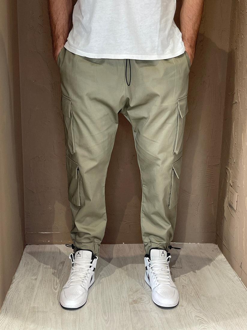 Underground Couture Pantalone Tasconato Verde Spedizione Gratuita