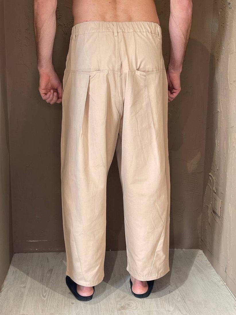 Underground Couture Pantalone Japan Beige Pezzi Unici