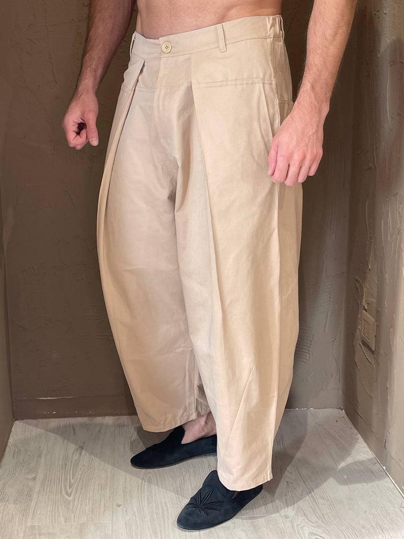 Underground Couture Pantalone Japan Beige Pezzi Unici