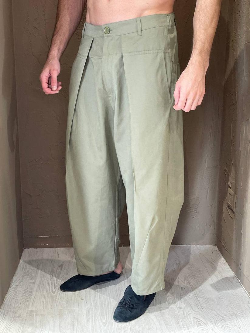 Underground Couture Pantalone Japan Verde Soddisfazione Garantita