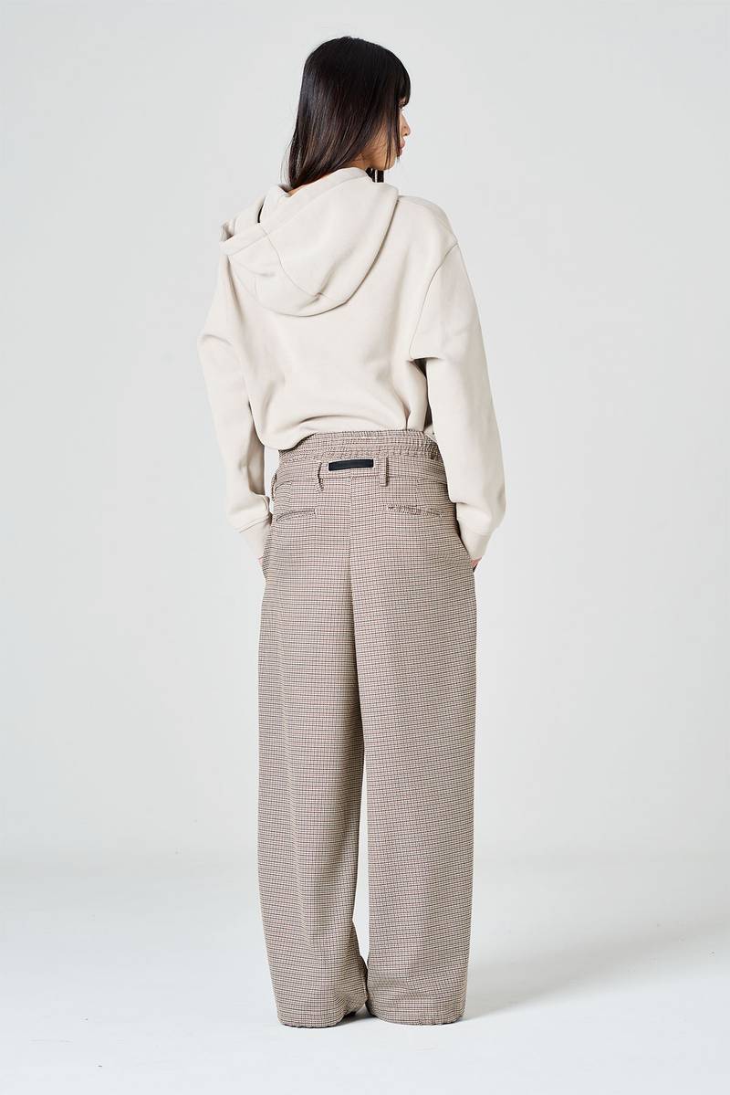 White sand Pantalone palazzo con doppia vita alta Promozione Limitata