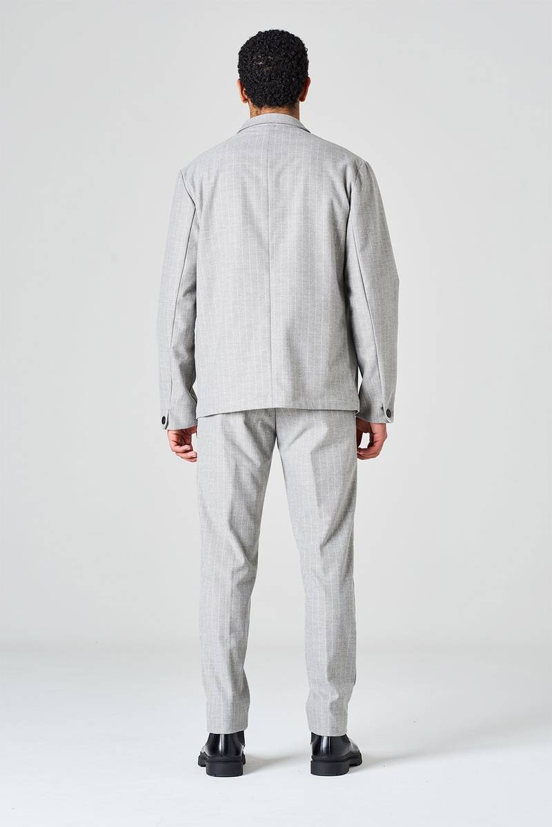 White sand Blazer in tessuto trapuntato Fornitura limitata