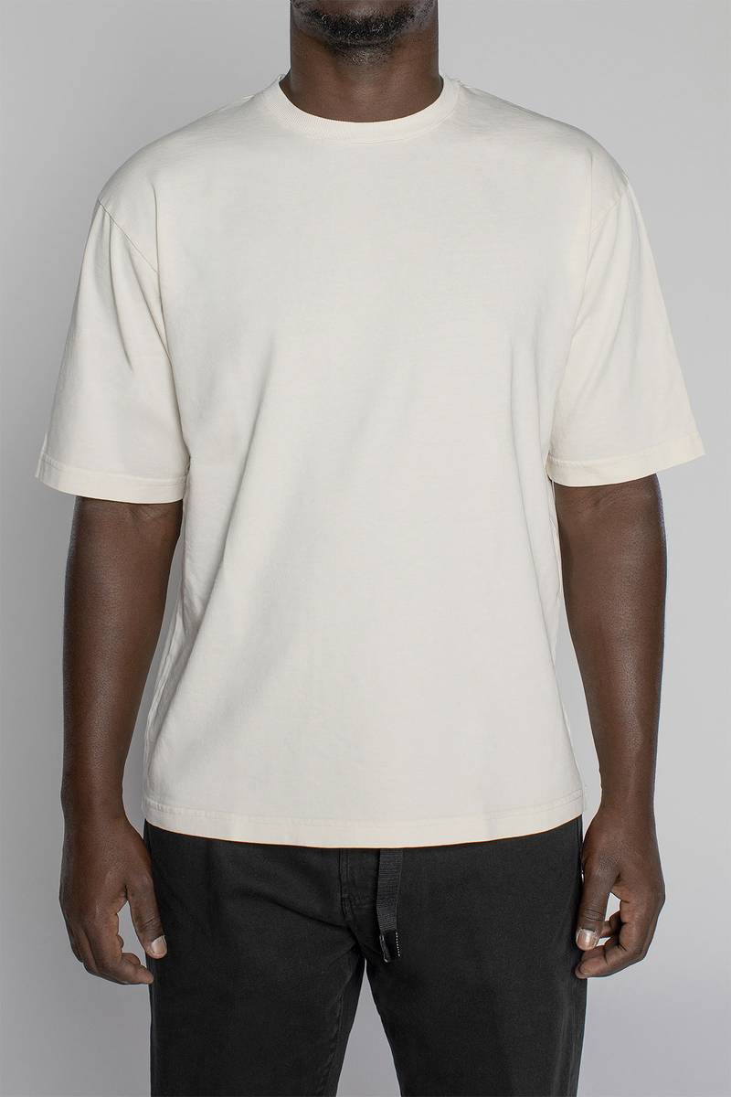 White sand T-shirt jersey di cotone Offerta natalizia