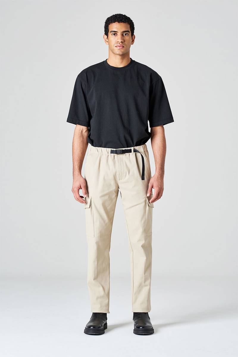White sand Pantalone cargo di cotone Offerta San Valentino
