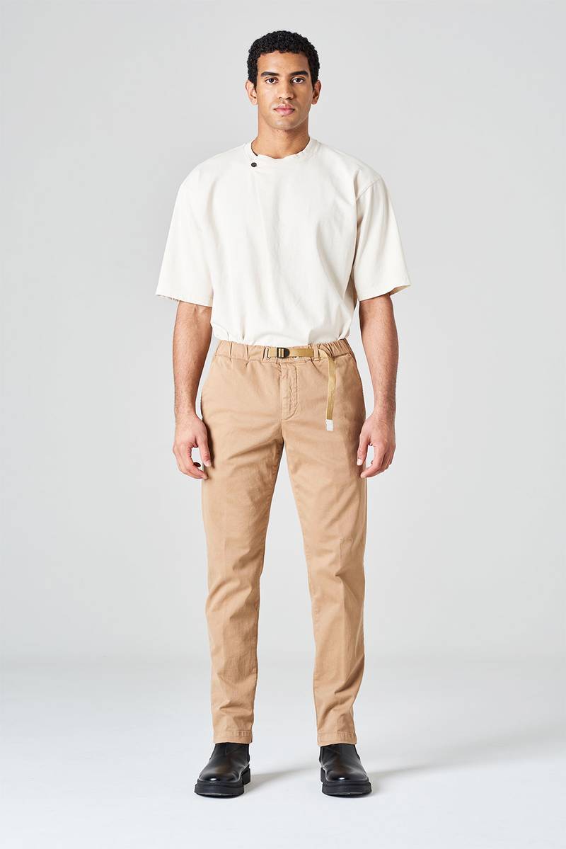 White sand Pantalone in gabardina Offerta Anniversario
