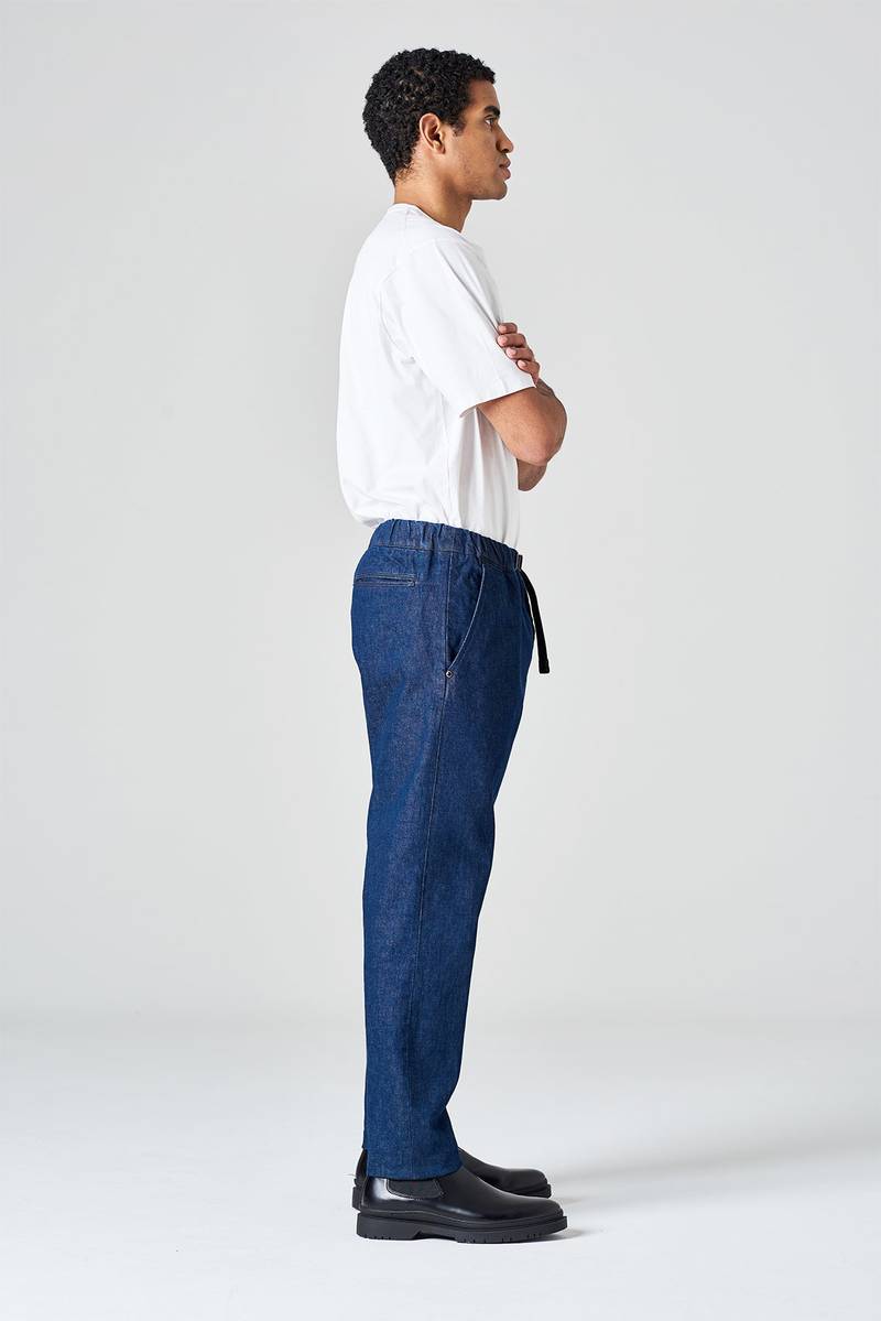 White sand Pantalone in denim cimosato Online Outlet