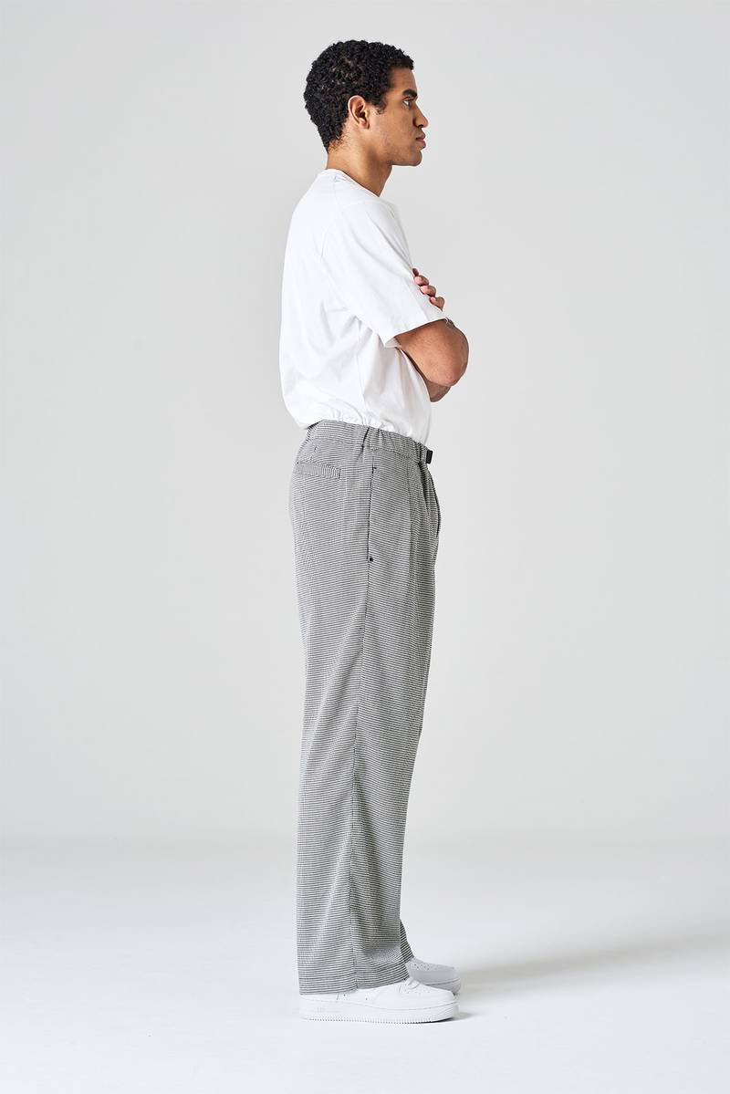 White sand Pantalone gamba larga in flanella Offerte speciali