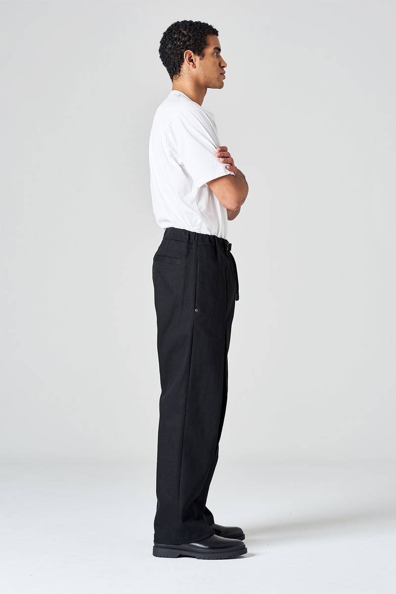 White sand Pantalone gamba larga con pinces centrale Sconti VIP