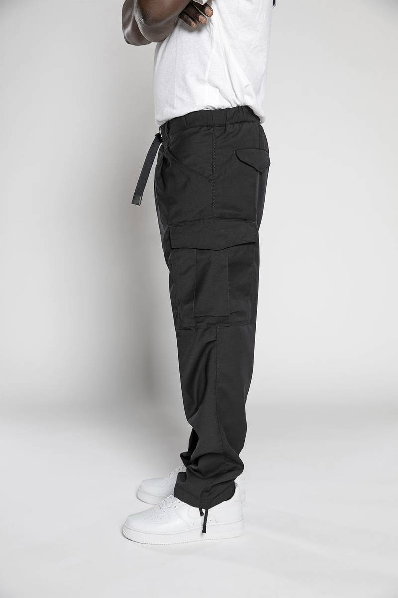 White sand Pantaloni cargo con gamba dritta in misto lana Fino al 50% di sconto