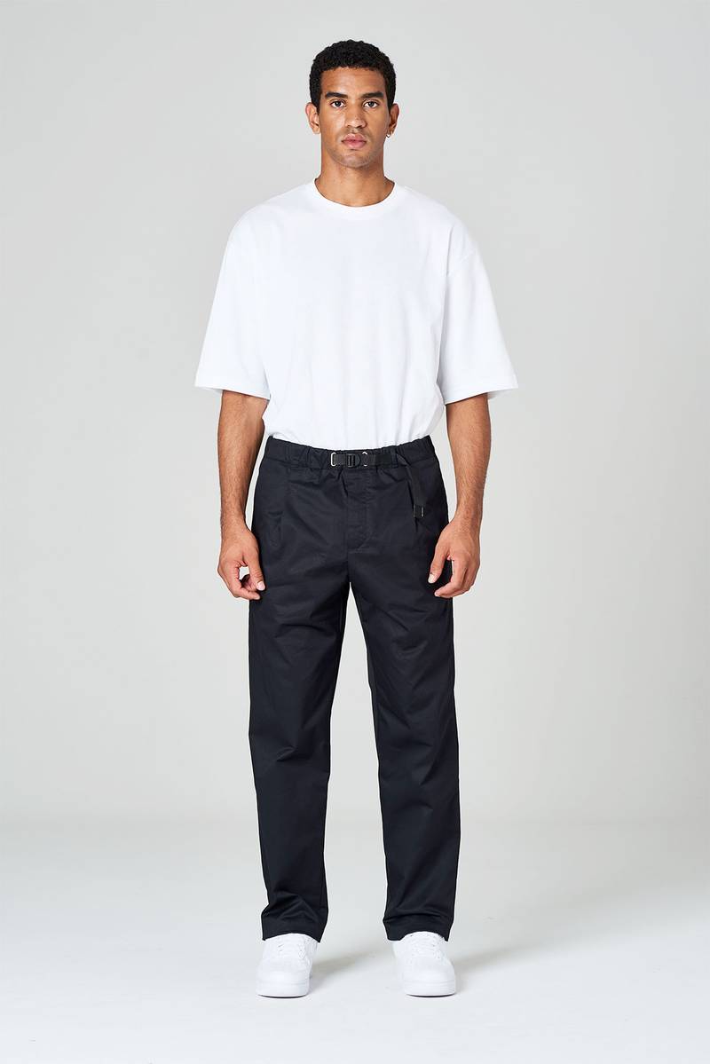 White sand Pantalone modello tuta con pinces Fino al 65% di sconto