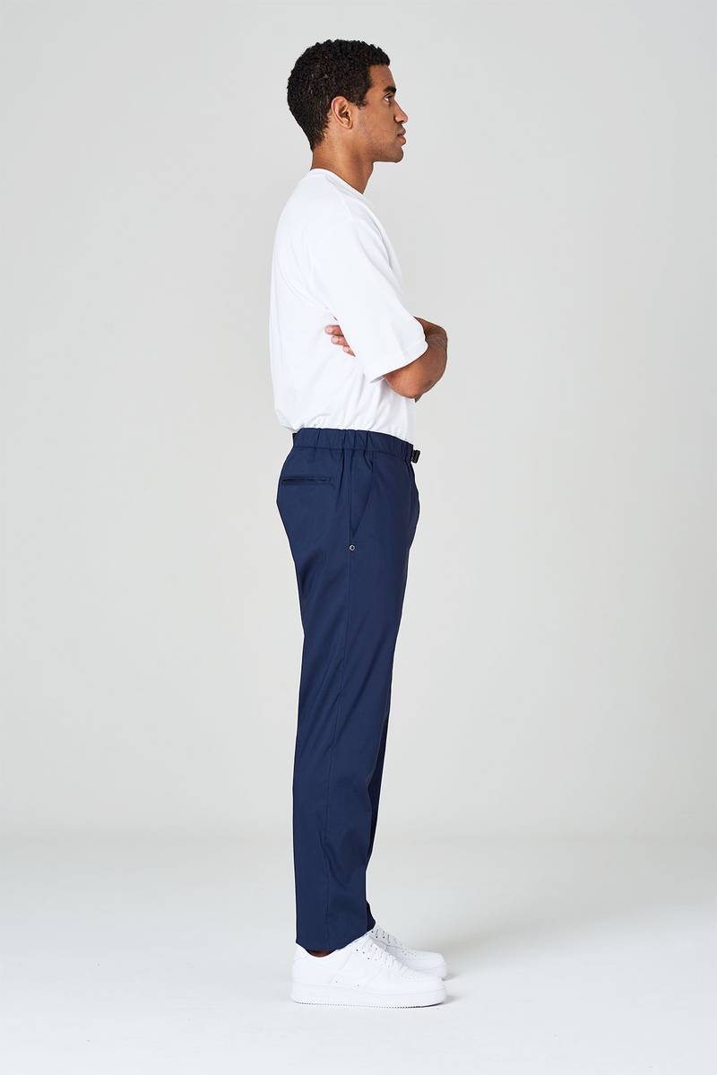 White sand Pantaloni in tela paracadute elasticizzata con vita elasticizzata Super sconto