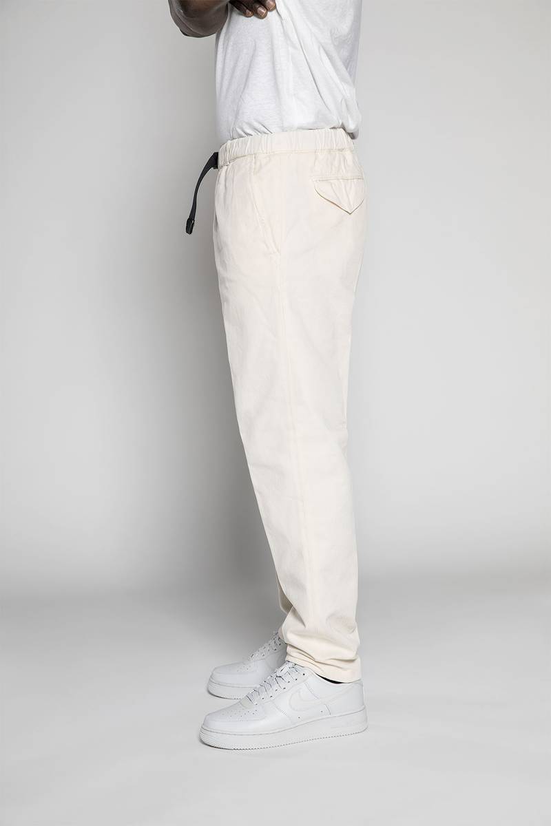 White sand Pantaloni in tessuto bull denim Trasporto libero internazionale