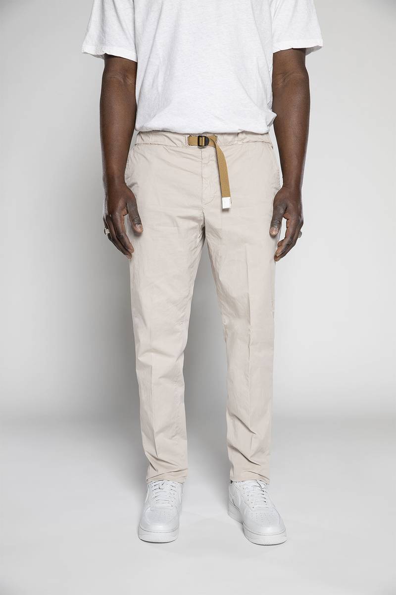 White sand Pantaloni in tela paracadute di cotone Officina