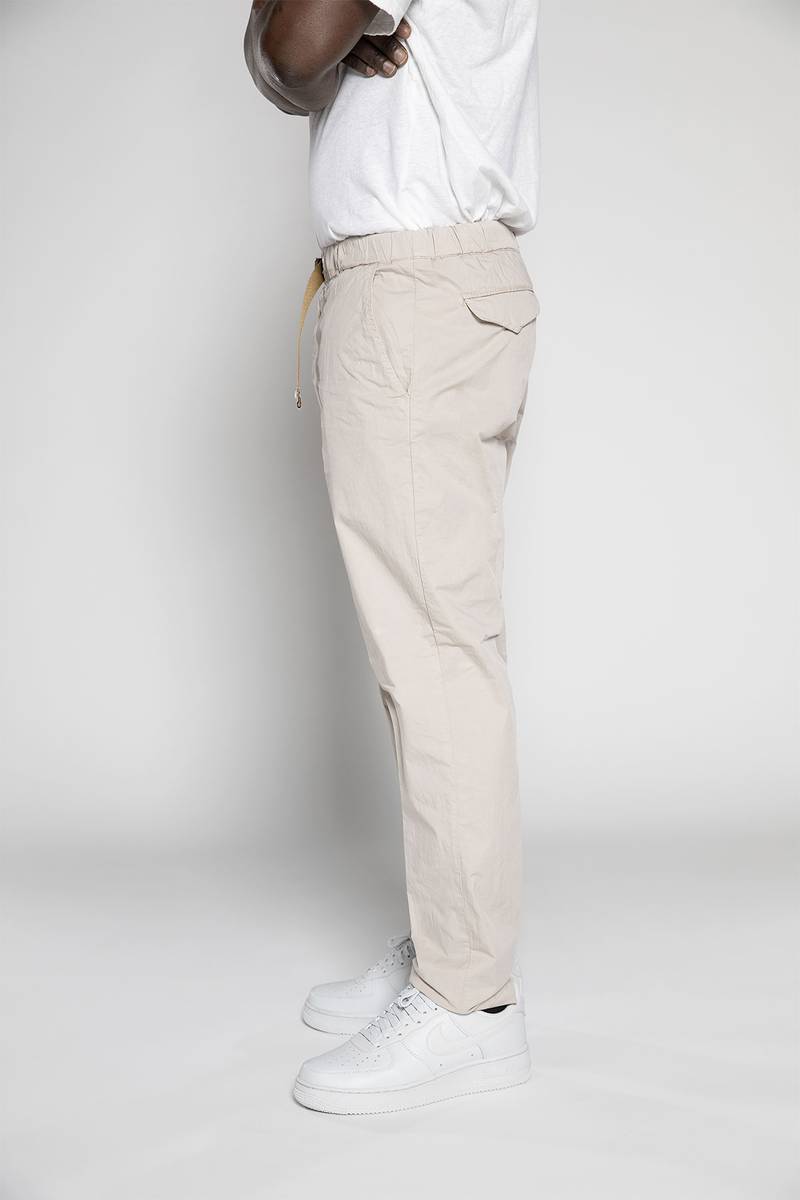 White sand Pantaloni in tela paracadute di cotone Officina