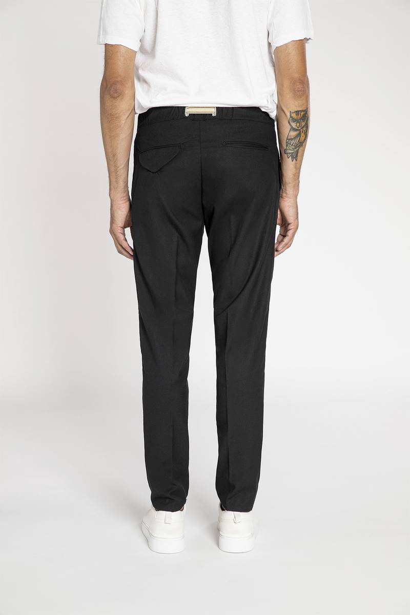 White sand Pantalone in denim cimosato Nuovo