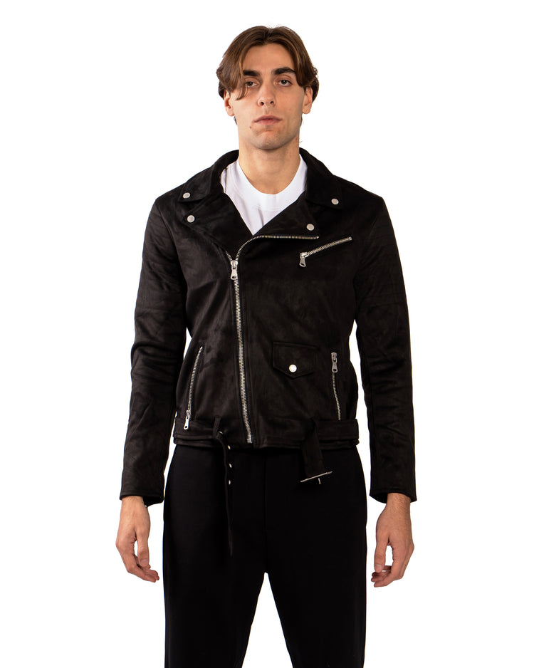 Why not brand Chiodo in camoscio con zip Saldi