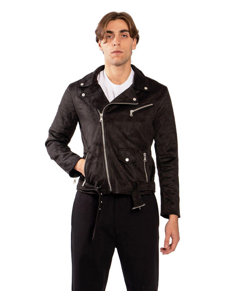Why not brand Chiodo in camoscio con zip Saldi