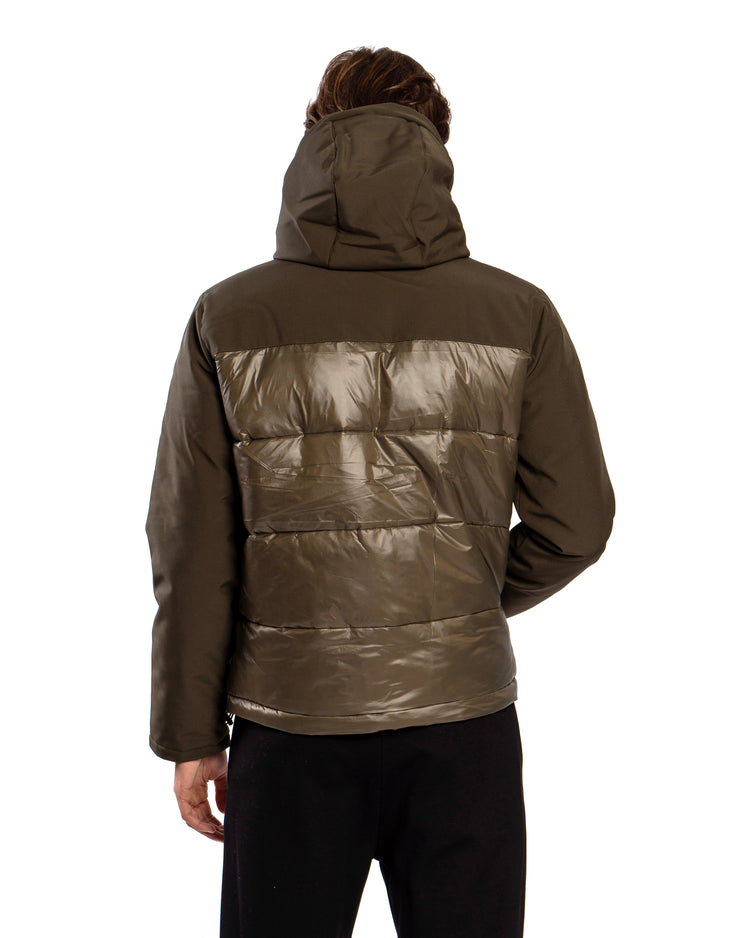 Why not brand Piumino imbottito con cappuccio Saldi Di Fabbrica