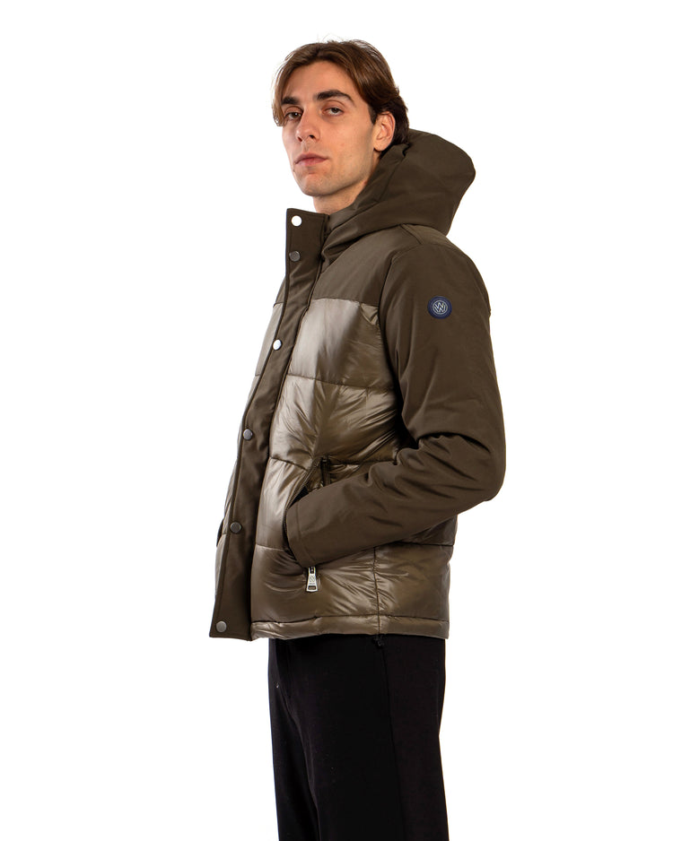 Why not brand Piumino imbottito con cappuccio Saldi Di Fabbrica