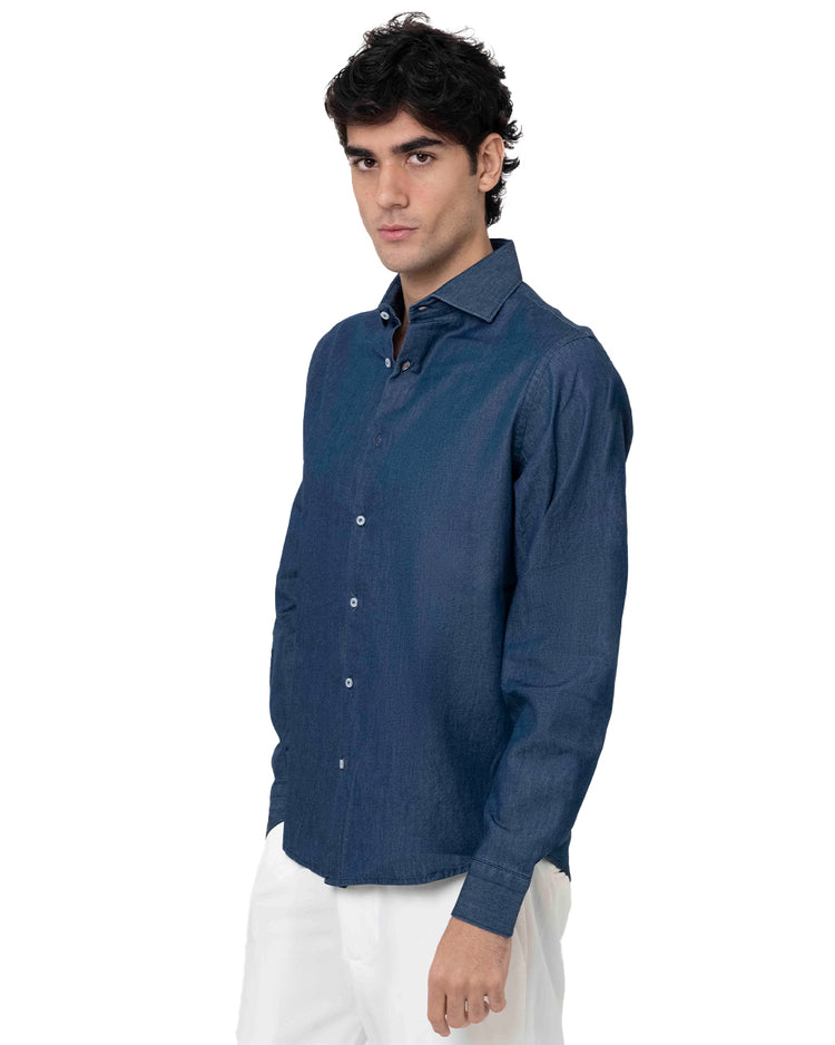 Why not brand Camicia Effetto Denim Chambrè Novità