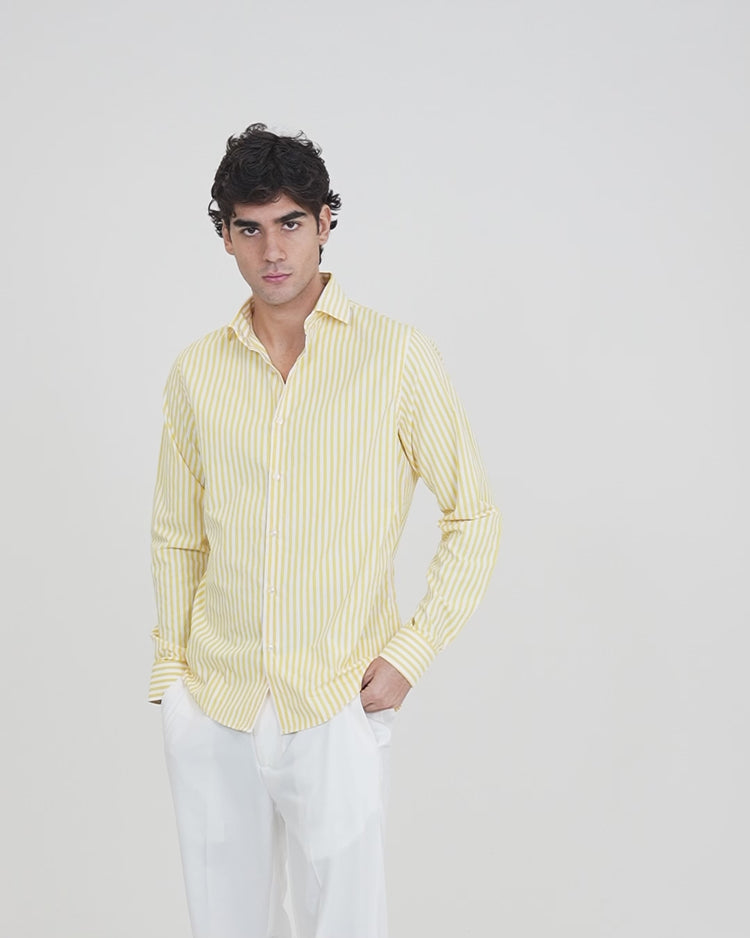 Why not brand Camicia Manica Lunga a Righe Strette Presa