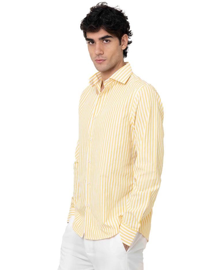 Why not brand Camicia Manica Lunga a Righe Strette Presa