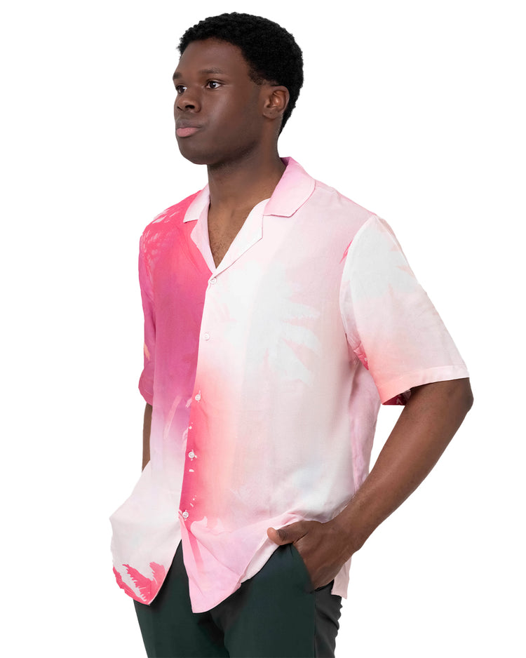Why not brand Camicia Manica Corta Bicolore con Colletto Bowling Nuovo