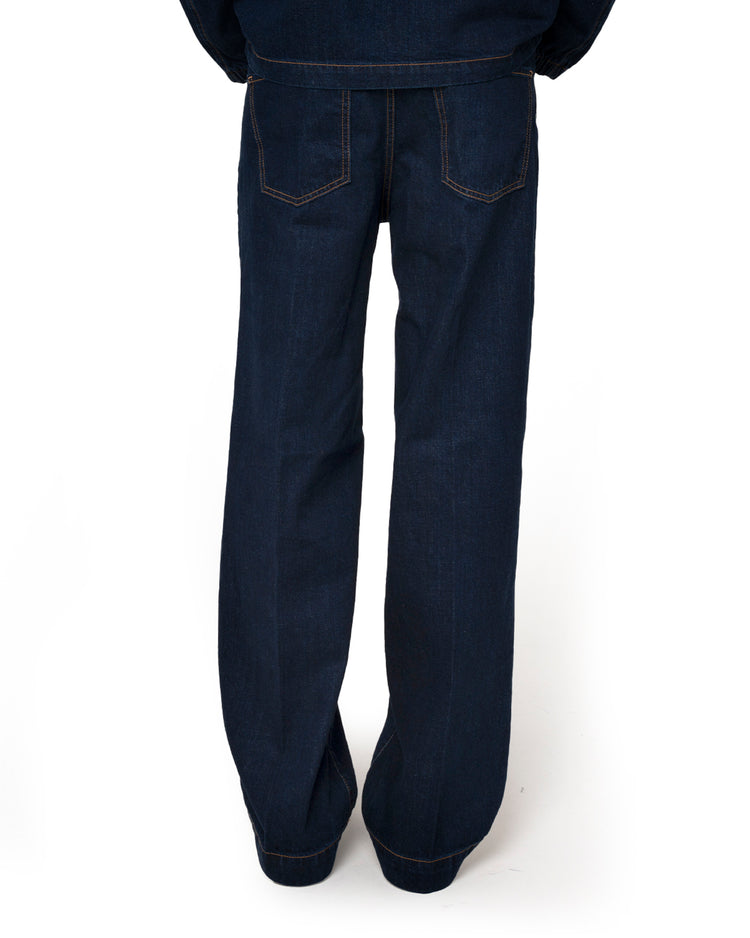 Why not brand Pantalone in denim blu wash Sottocosto