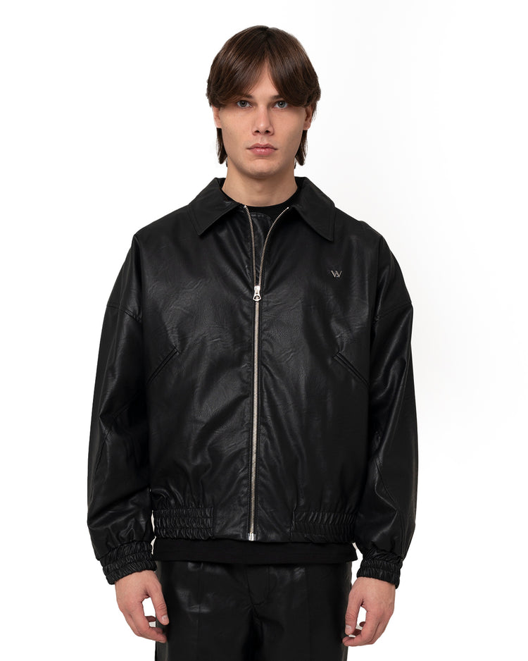 Why not brand Giacca in ecopelle con zip Offerta speciale