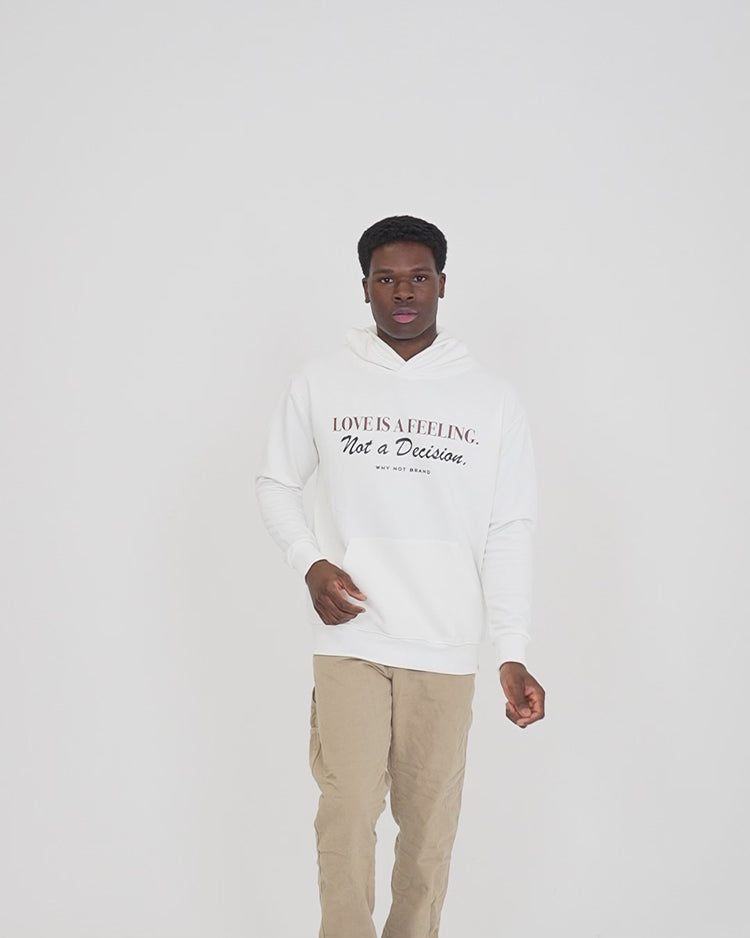 Why not brand Hoodie con Stampa Love is a Feeling In Saldo