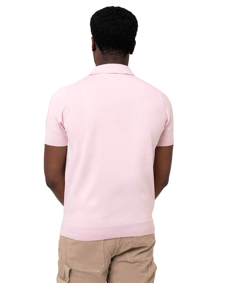Why not brand Polo Tre Bottoni con Fantasia Tono du Tono Vendita calda
