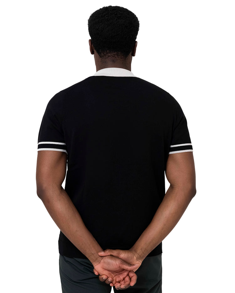 Why not brand Polo Tre Bottoni con Collo e Polsino Manica a Contrasto Offerta migliore