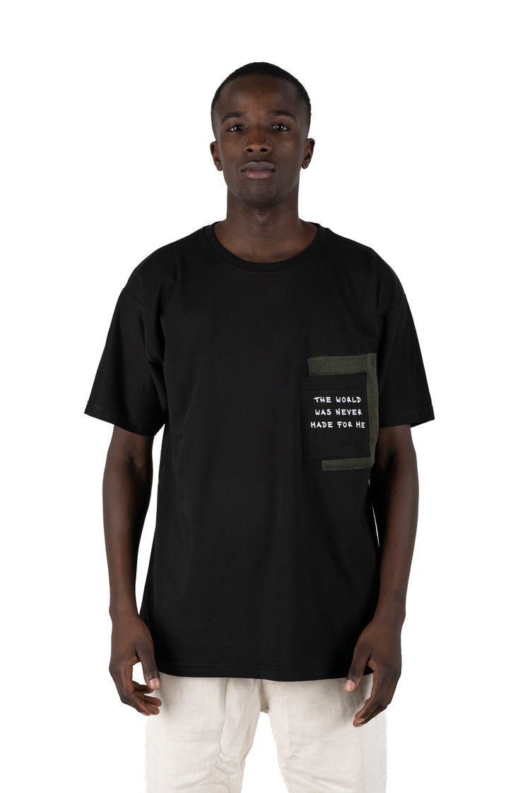Why not brand T-shirt The World Was Never Made For Me Prezzo Ridotto