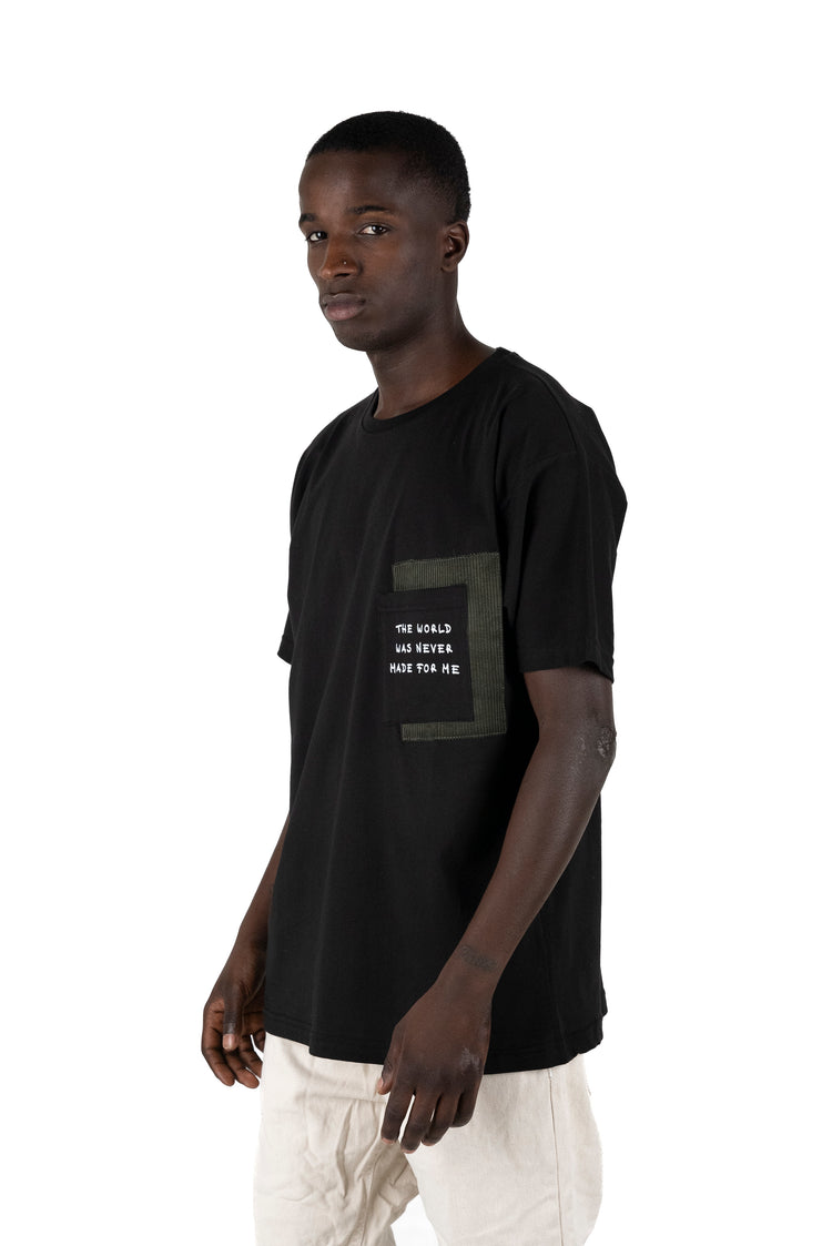 Why not brand T-shirt The World Was Never Made For Me Prezzo Ridotto