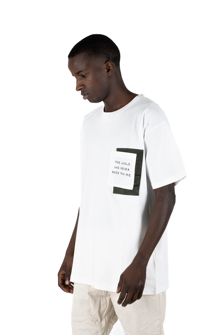 Why not brand T-shirt The World Was Never Made For Me Prezzo Ridotto