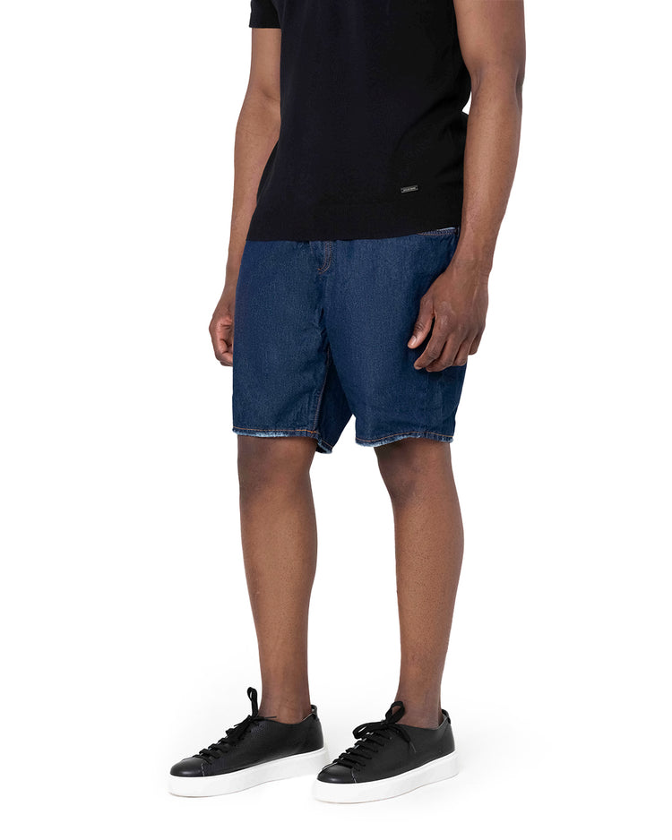 Why not brand Short in Tela Fissa Sfrangiato su Fondo Comfort Offerta natalizia