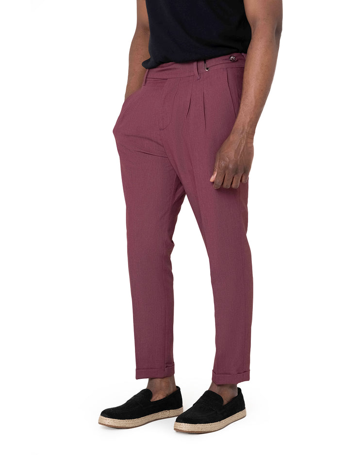 Why not brand Pantalone Pinces e Abbottonatura Laterale Smaltimento dello stoccaggio
