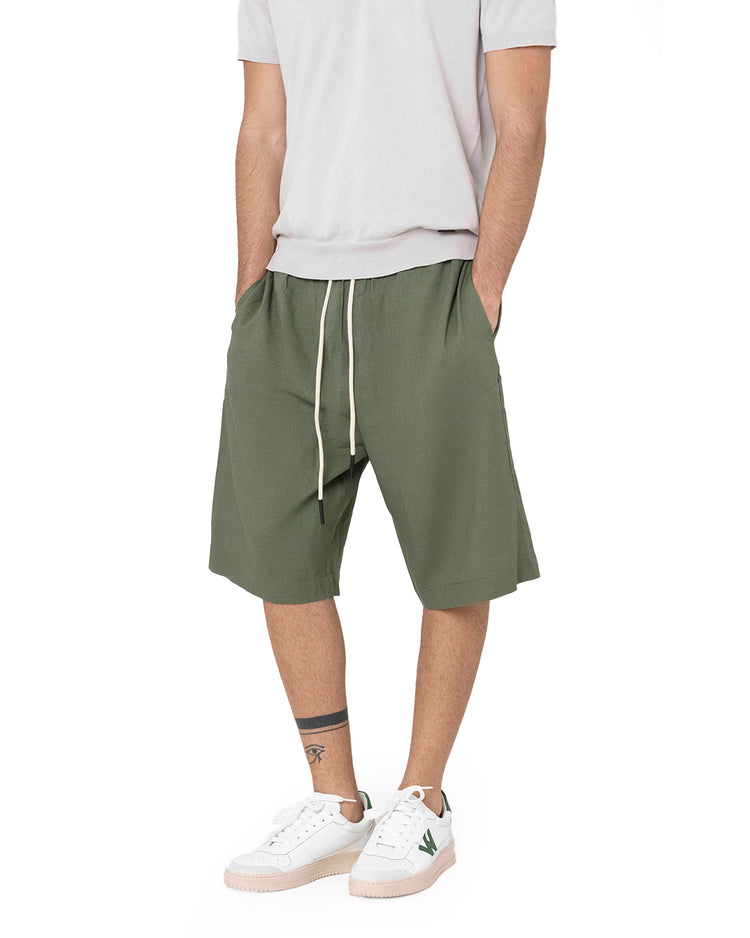 Why not brand Short in Lino Comfort con Laccio Offerta temporanea