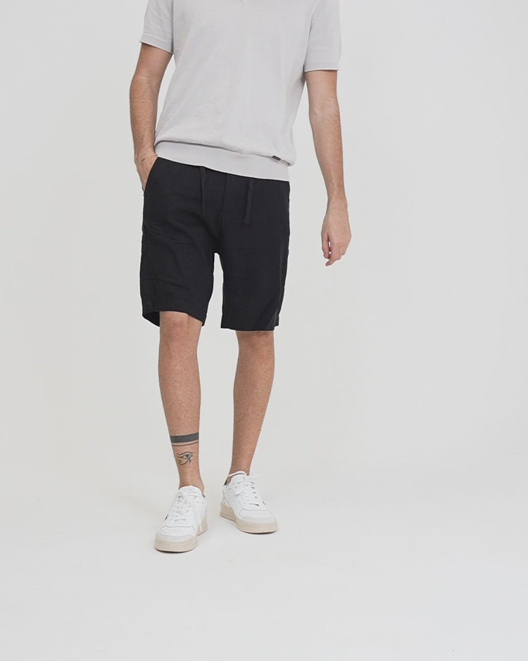 Why not brand Short in Lino con Laccio in Vita Offerte esclusive
