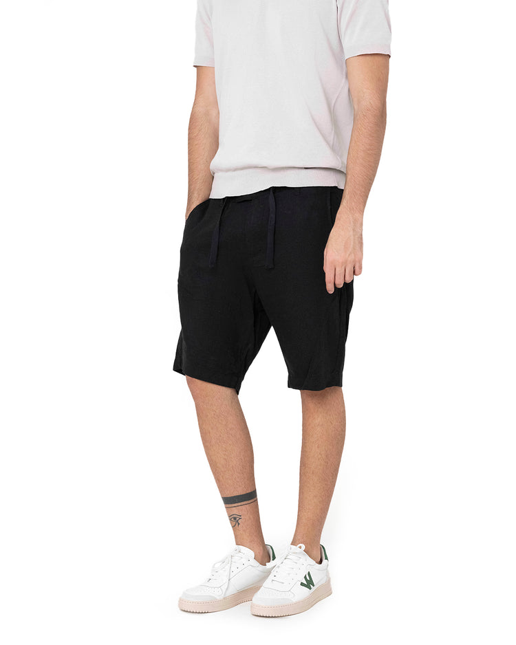 Why not brand Short in Lino con Laccio in Vita Offerte esclusive