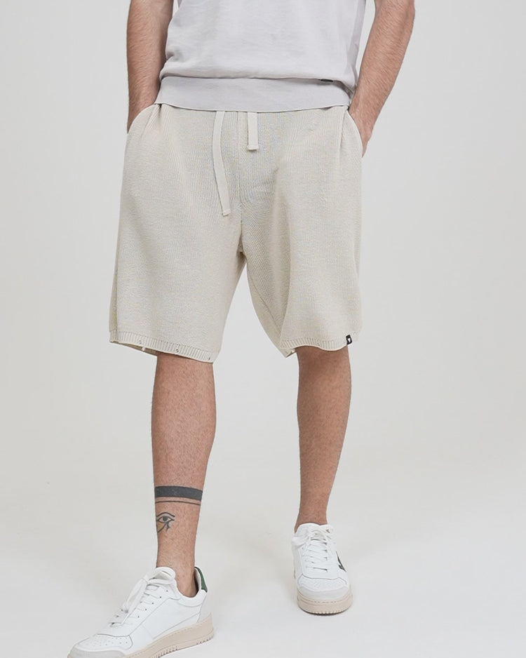 Why not brand Short in Maglia a Costine con Laccio Tinta su Tinta Offerte giornaliere