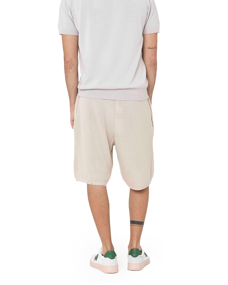 Why not brand Short in Maglia a Costine con Laccio Tinta su Tinta Offerte giornaliere