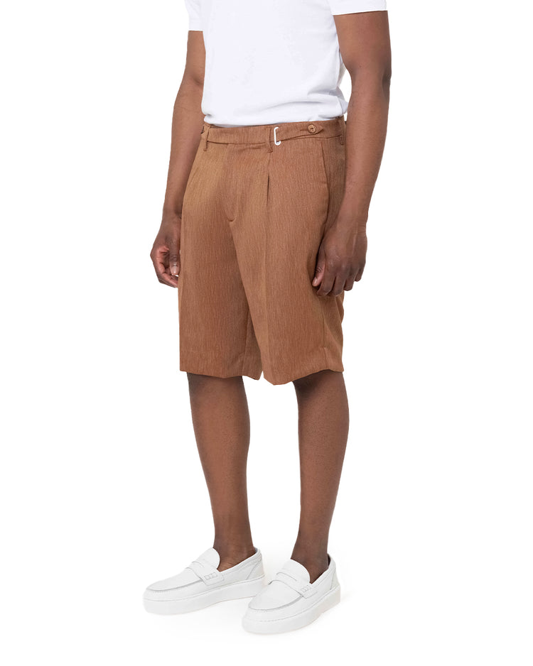 Why not brand Short Sartoriale con Pences Chiusura Laterale con Tasca a Filo 2025