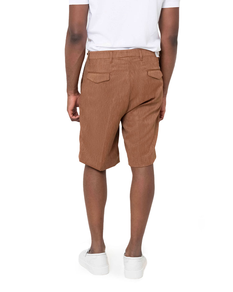 Why not brand Short Sartoriale con Pences Chiusura Laterale con Tasca a Filo 2025