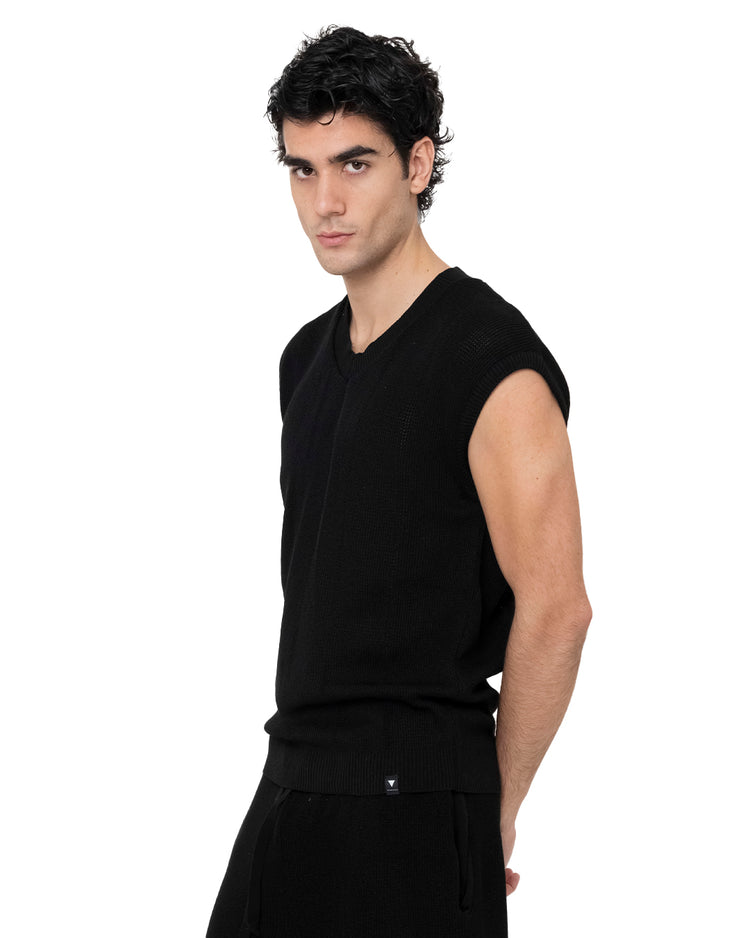 Why not brand Smanica in Maglia a Coste con Vestibilita Comfort Italia
