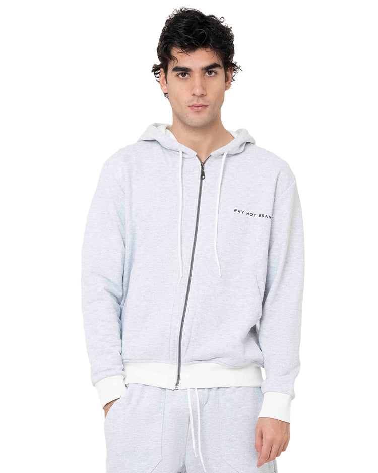 Why not brand Felpa con Zip e Tasche con Cappuccio Rilascio limitato