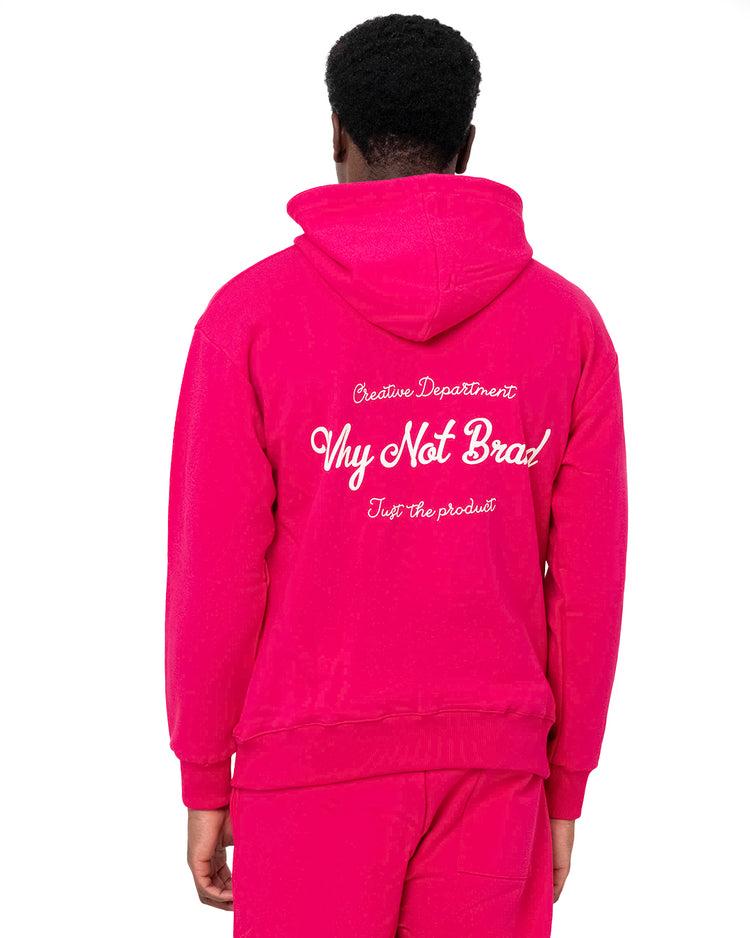 Why not brand Felpa con Cappuccio e Stampa Slogan sul Retro Ultimi tre giorni