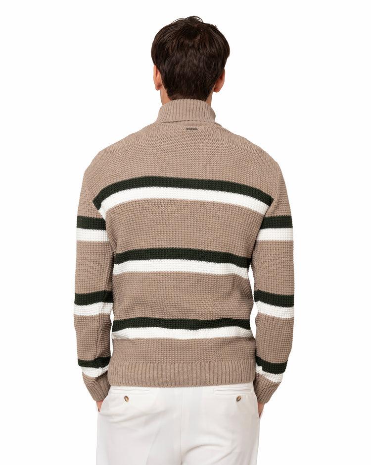 Why not brand Maglione collo alto con righe Solo un giorno rimasto