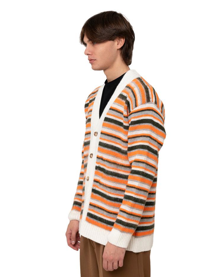 Why not brand Cardigan a righe in Mohair Super sconto